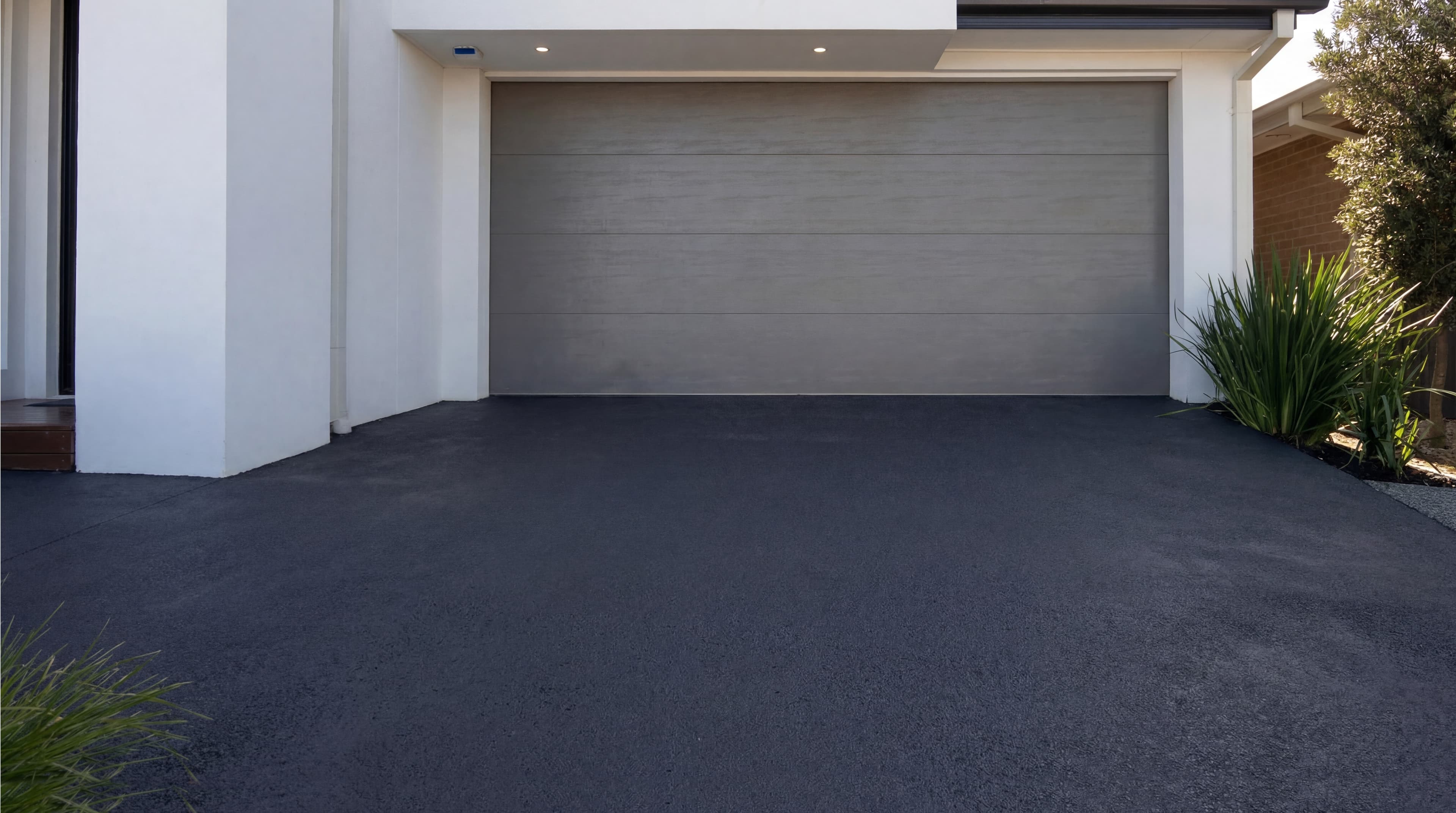 Driveway aerial view